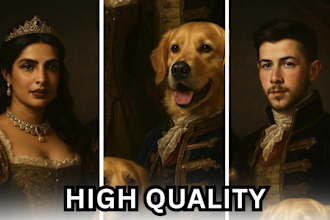turn you and your pet into majestic renaissance royalty