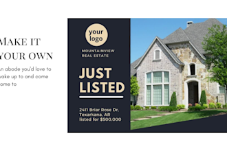 design real estate postcards