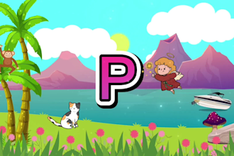create kids learning video