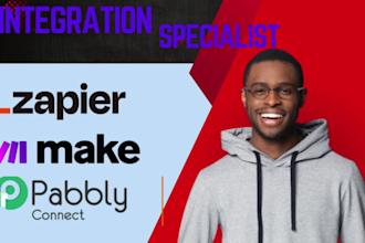 integrate zapier, make com, crms, webhooks, pabbly, and IFTTT n8n automation
