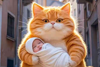 create trending cat video, ai cooking cat video, ai story vid