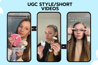 create ugc ads for tiktok,meta,beauty, lifestyle,fashion