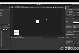develop a 2d game prototype in unity