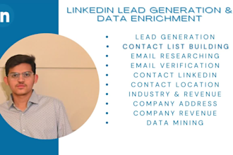 linkedin data enrichment and emails