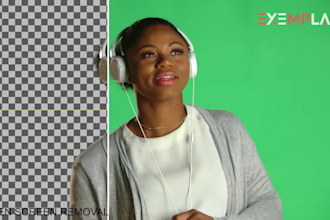 do professional green screen and advance video editing