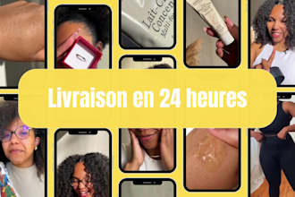 create quick delivery of french ugc videos in 24 to 72 hours