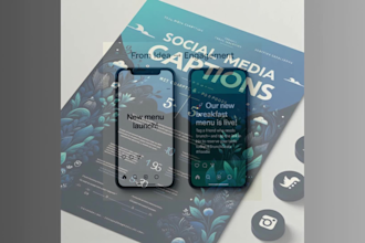 write engaging social media captions for instagram and fb