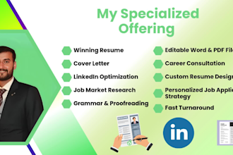 write a winning resume, cover letter, and linkedin