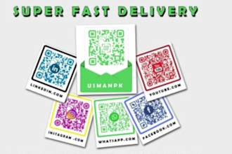design professional qr code with logo custom qr code qr code design in 24 hours