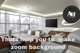 create unique zoom virtual backgrounds for you