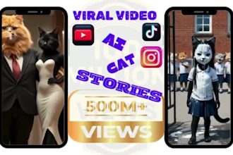 create stunning ai cat videos fact ai cat shorts,reels and tiktok