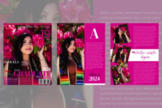 design your graduation magazine covers and mobile invitations