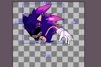 draw and animate a pixel fnf character with plus icons