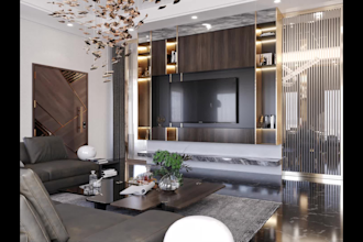 do virtual staging and virtual interior designs of all desired spaces