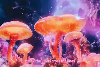 create a psychedelic trippy ai music video for your song, track or youtube video
