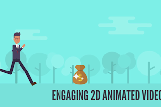 create 2d kids animation and children story animations