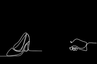 draw a minimalistic line art animation in 1 day