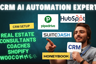 setup suitedash hubspot honeybook pipedrive CRM ai automation workflow expert