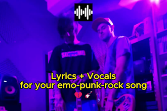 write lyrics for your emo, punk, rock song
