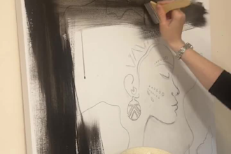 create custom hand painted canvas art based on your vision