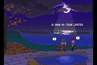 make pixel art landscape animation