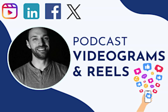 make a clips or reels of your podcast for social media
