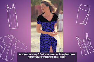create a visual representation of your future clothing model
