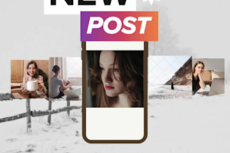 make insta story and post designs for you