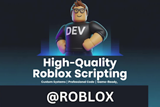 script your roblox game as a professional scripter,  bug fixing script anything