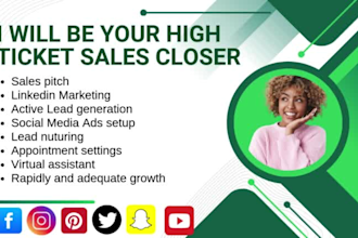 be your sales closer sales representative appointment setting close online sales