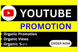 do super fast organic youtube promotion