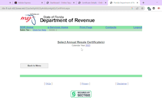 get the resale certificate of any state of USA