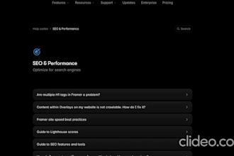 develop framer website with advanced SEO practices or convert figma to framer