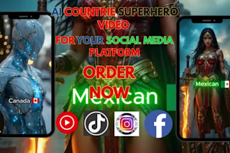 create ai superhero for your youtube channel, tiktok and instagram reels