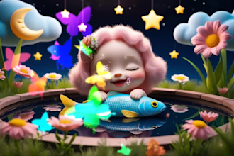 create 30 original lullaby baby sleep music videos with youtube channel