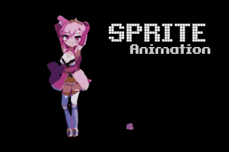 pixel art sprite sheet character animation, game art character, gif, mpg maker