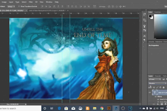 design best fantasy book cover for kdp and paperback