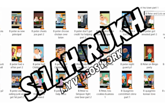 create viral family guy and simpsons shorts for tiktok and youtube