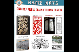 cnc and plasma vector tracing, dxf svg file for laser,  plotter PDF, neon design