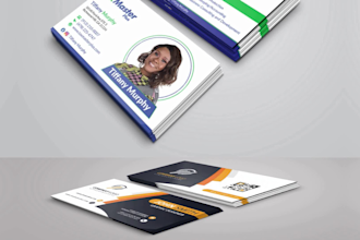 create professional business card within 12 hours