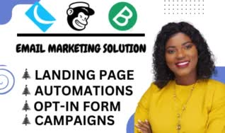 setup sales funnel and email campaign on brevo mailchimp bravo setup getresponse
