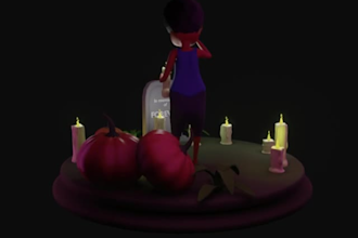 create 3d low poly game asset for your unity game