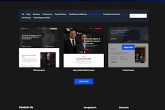 design websites for legal services, real estate, healthcare, ai tech and saas