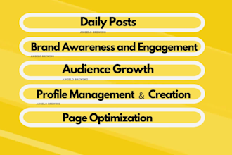 be your social media manager and automate schedule 50 posts for a lifetime