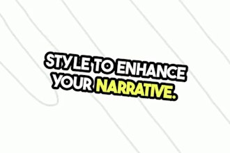 create professional kinetic typography video with smooth text animation
