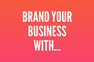create advertisement using typography or animated text