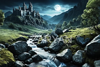 create 3d loop fantasy ai video from still images for youtube