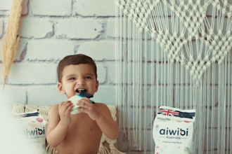 do baby product photography with newborn child model