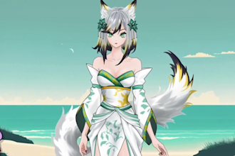 create custom live2d model, anime vtuber avatar, facerig, animaze, prprlive
