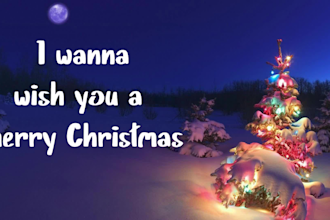 create lyrics video for hymns poem or song